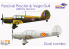 Dora Wings maquette avion DW7202D Percival Proctor &amp; Vega Gull Service militaire Dual Combo 1/72