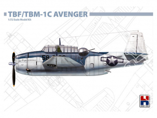 Hobby 2000 maquette avion 72009 TBF / TBM-1C Avenger 1/72