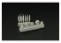 Brengun kit d'amelioration avion BRL144146 P-38 Roues et hélices pour kit Fujimi 1/144