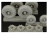 Brengun kit d'amelioration avion BRL48106 Roues C-130 1/48