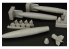 Brengun kit d'amelioration avion BRL48105 Réservoirs de carburant US 300gal 1/48