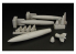 Brengun kit d'amelioration avion BRL48105 Réservoirs de carburant US 300gal 1/48