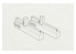 Brengun kit d'amelioration avion BRL48108 Cales de roue de la Marine américaine Seconde Guerre mondiale 1/48