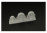 Brengun kit d'amelioration avion BRL48109 set de roues pour un F-16 C/D 1/48