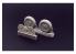 Brengun kit d'amelioration avion BRL48113 set de roues pour un F4U Corsair Diamond Thread 1/48