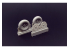 Brengun kit d'amelioration avion BRL48115 set de roues pour un F4U Corsair Ribbed Thread 1/48