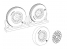 Brengun kit d'amelioration avion BRL48115 set de roues pour un F4U Corsair Ribbed Thread 1/48