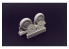 Brengun kit d'amelioration avion BRL48115 set de roues pour un F4U Corsair Ribbed Thread 1/48