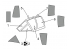 Brengun kit d'amelioration avion BRL72165 MXY-7 Ohka model 22 Canopy mask pour kit Brengun 1/72