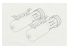 Brengun kit d'amelioration avion BRL72164 Charge de profondeur Mk54 1/72