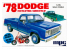 MPC maquette voiture 901 1978 Dodge D100 Custom "Long-Bed" Pickup Truck 1/25