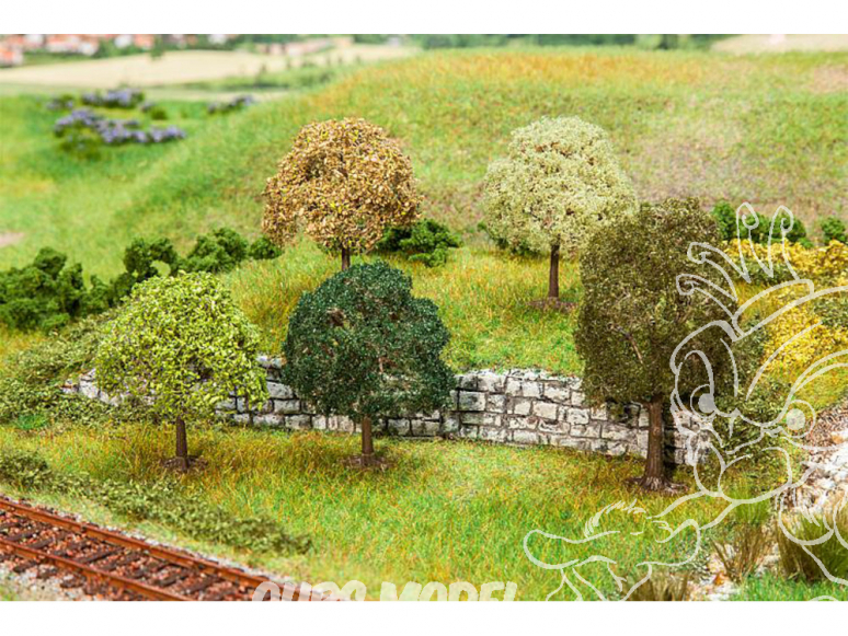 Faller végétation 181172 5 Arbres PREMIUM, petits, assortis