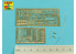 Aber 16029 Pinces et supports allemand pour câbles de remorquage de Tiger I et King Tiger 1/16