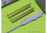 Master Model AM-24-017 Browning M2pour avions Calibre .50 (12,7mm) Barils 1/24