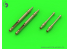 Master Model GM-35-027 MG-34 "Panzerlauf" 7.92mm Caliber x2 - Canons pleine longueur 1/35