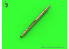 Master Model GM-35-027 MG-34 "Panzerlauf" 7.92mm Caliber x2 - Canons pleine longueur 1/35
