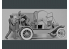 Icm maquette voiture 24019 Livraison d'essence, voiture de livraison modèle T 1912 avec chargeurs d'essence américains 1/24