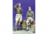 Alpine figurine 35080 Ensemble d'équipage blindé britannique (2 figurines et chiot) 1/35