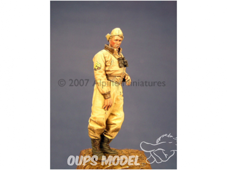 Alpine figurine 35033 Équipage de char U.S. en tenue hiver n°1 1/35