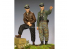 Alpine figurine 35255 Set Ensemble d'officiers WSS 44-45 (2 figurines) 1/35
