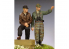 Alpine figurine 35255 Set Ensemble d'officiers WSS 44-45 (2 figurines) 1/35