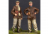 Alpine figurine 35198 Set ensemble kit Ensemble d'équipage de char français WW2 (2 figurines) 1/35