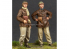 Alpine figurine 35198 Set ensemble kit Ensemble d'équipage de char français WW2 (2 figurines) 1/35