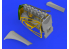 Eduard kit d'amelioration brassin 672223 Fokker D.VII (OAW) moteur Mercedes D.III Eduard 1/72