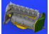 Eduard kit d'amelioration brassin 672223 Fokker D.VII (OAW) moteur Mercedes D.III Eduard 1/72