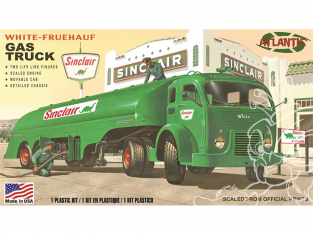 Atlantis maquette militaire H1402 Camion citerne Vintage Sinclair US Army 1/48