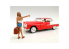American Diorama figurine AD-23996 Auto Stoppeuse - Set de 2 Figurines 1/24