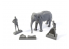 CMK Personnage resine F48345 Mécanicien RAF WWII en Inde avec Éléphant et son Mahout (2 fig. + Éléphant) 1/48