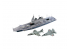 Aoshima maquette bateau 41628 ISE Force maritime d'autodéfense japonaise Water Line Series 1/700
