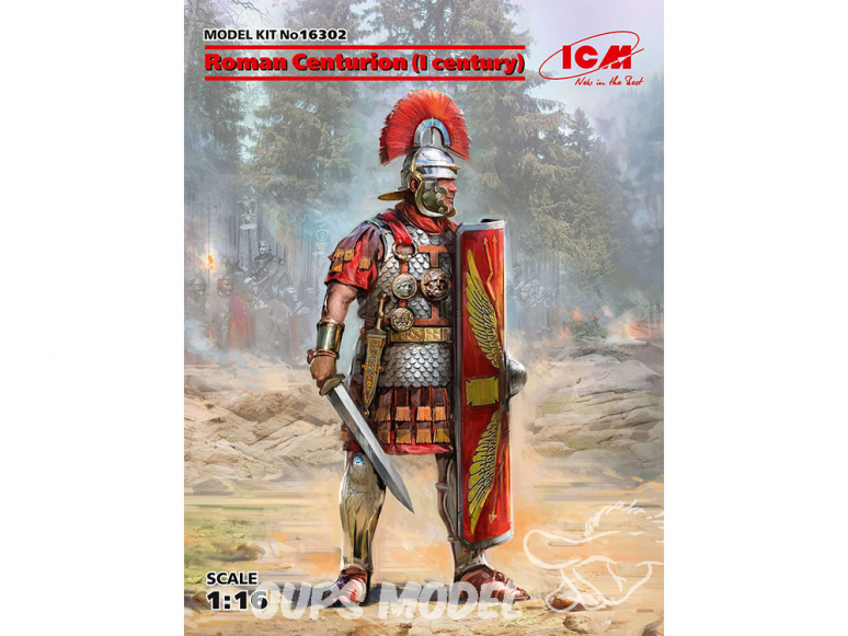 Icm maquette figurine 16302 Centurion romain (I siècle) (100% nouveaux moules) 1/16