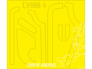 Eduard Express Mask EX688 B-17G Antiglare panels (VE Production) Hk Models 1/48