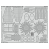 EDUARD photodecoupe avion 481008 Train d'atterrissage & ext&eacute;rieur A-26B Invader Icm 1/48