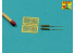 Aber A72001 set de 2 futs de mitrailleuse Allemande pour avions WWI 7,9mm IMG 08/15 Spandau 1/72