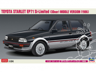 Hasegawa maquette voiture 20425 Toyota Starlet EP71 Si Limited (3 portes) Modèle milieu de production 1/24