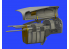 Eduard kit d'amelioration avion brassin 648533 Nose gun bay P-38F/G Lightning Tamiya 1/48
