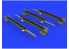 Eduard kit d'amelioration brassin 672237 Missiles R-3R pour MiG-21 Eduard 1/72