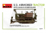 MINI ART maquette militaire 35291 TRACTEUR BLINDÉ U.S. AVEC LAME D'ANGLE DE BOUTEUR 1/35