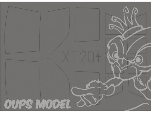 Eduard Express Mask XT204 Masques Pick Up 1/35