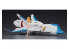 HASEGAWA maquette avion 64777 "Crusher Joe" Minerva (version OVA) avec figurine Alfin (maillot de bain) 1/400