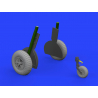 Eduard kit d'amelioration brassin 632155 Roues&agrave; rayons Messerschmitt Bf 108 Eduard 1/32