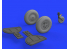 Eduard kit d'amelioration brassin 632155 Rouesà rayons Messerschmitt Bf 108 Eduard 1/32