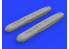 Eduard kit d'amelioration avion brassin 648551 JP233 Dispenser pod 1/48