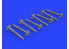Eduard kit d'amelioration brassin 672238 HVAR Rockets / Roquettes HVAR 1/72