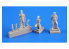 Cmk figurine F72247 Pilote tchécoslovaque (1 figurine) Et mécanicien (2 figurines) 1/72