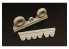 Brengun kit d'amelioration avion BRL72207 DH 98 Mosquito wheels block thread1/72