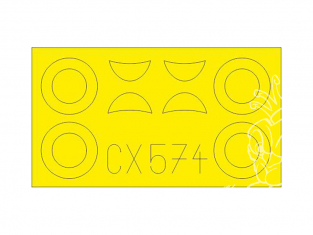 Eduard Express Mask CX574 U-2 / Po-2VS Icm 1/72